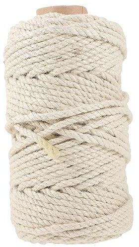 BUGUUYO 4 Mm 50 M Lange Sisalseile Für Kratzbäume Multifunktionale Seile Für Kratzbäume Dekoratives Seil