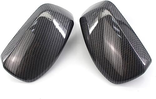 GwwEi6 Spiegelkappen Außenspiegel Für BMW 5 Series E60 E61 525i 528i 528xi 530i 530d 2004-2008,Auto Rückspiegelkappe Gehäuse Autozubehör Außenspiegel Ersatzteile,B-Carbon Fiber