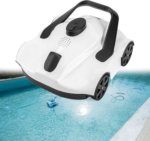 Beachtiful Cordless Robotic Pool Cleaner with 5200mah Big Battery, Extend Service Life, Pool Vacuum Robot for Above-Ground Pool