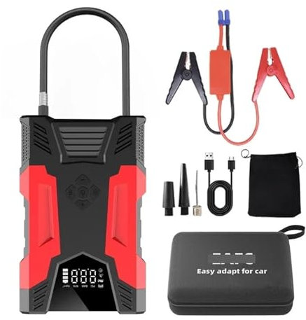 Pompe à air Multifonction for démarreur de Voiture, compresseur d'air Portable, démarreur de Batterie de Voiture, gonfleur de pneus de Voiture