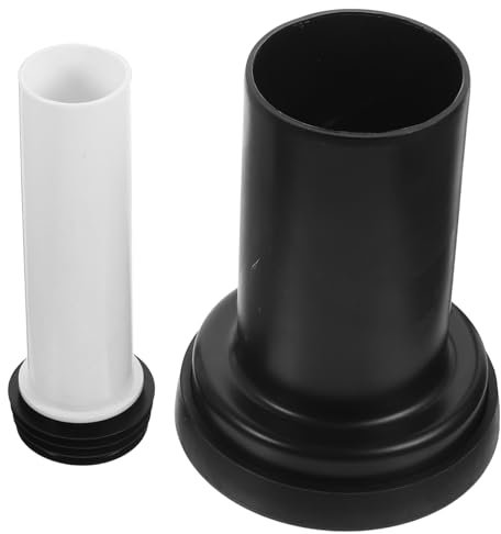 SHINEOFI Tubo Di Scarico Allungato Wc a Parete 2 Pezzi, Scarico Diretto Water Effetto Sigillante Anti-perdite e Antibloccaggio, Accessorio Bagno Facile Da Installare Per Uso Familiare
