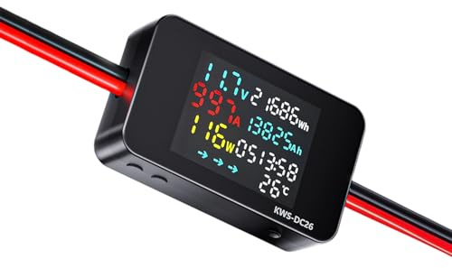 Compteur De Courant Électrique À Double Direction Avec Grand Écran LCD Testeur De Véhicule Électrique Facile À Transporter Pour L'alimentation Extérieure Outil D'électricien Professionnel Pour La Et