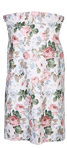 Cryfokt Funda de Lactancia Infantil de Algodón Suave y Duradera para Madres que Amamantan, Ajustable con Cobertura Total y Función de Contacto Visual, 90 X 65 Cm (Flores grandes)