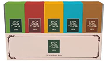 Eyüp Sabri Tuncer Zylinder Glasflasche Eau de Cologne 5er Set (5 x 16 ml)