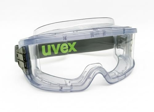 Uvex Schutzbrille Ultravision Vollsichtbrille, grau - Arbeitsschutzbrille - Überbrille für Brillenträger - Innen beschlagfrei - UV-Schutz