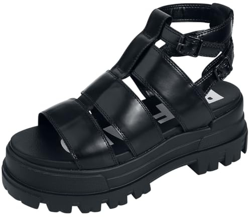 Buffalo Damen Aspha GldFlache Sandale