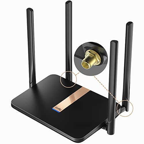 Cudy AC1200 WiFi Mesh Router 4G LTE con Sim,4 Porte 100Mbps LAN/WAN, DDNS, FDD And TDD, VPN, Alternativa per ADSL, LT500D Detachable Antennas