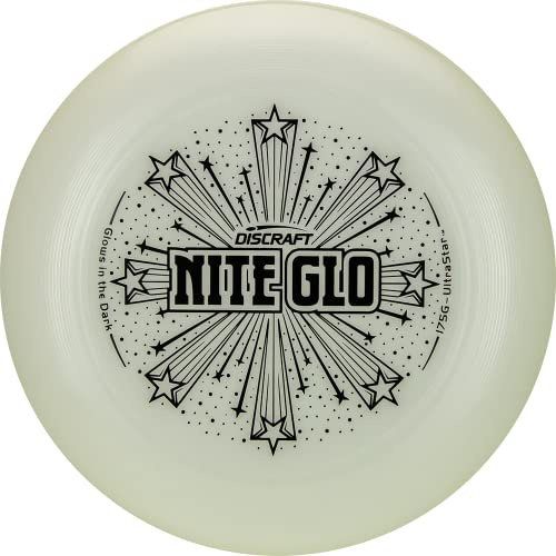 Discraft 175 g Ultrastar Sport, Nite Glo/Glows in The Dark Disc Folienfarben können variieren