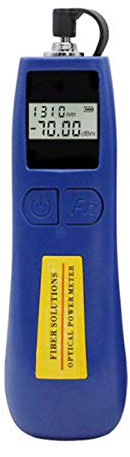 ALLGRIIT Optical Power Meter - Mini misuratore di potenza ottico, 70 ~ + 10 dBm, tester in fibra ottica per lunghezze d'onda 800 – 1700 nm, alta precisione e peso leggero solo 68 g (AT-TL537OPM)