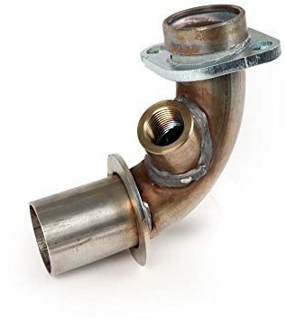 BGM Krümmer Auspuff Edelstahl kompatibel mit Vespa GT 250, GTS 300 HPE | Krümmer kompatibel mit Vespa GTS 250, GTS 300 Super/Super Sport, GTV 250, GTV 300 HPE; Lambdasondenanschluss, Slip-on-Anlage