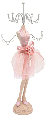 Betued Abito Manichino Porta Gioielli, Elegante Espositore per Collane, Orecchini, Ciondoli o Catene, Spazio Sufficiente per Evitare Grovigli, Casa Pratica e Alla Moda