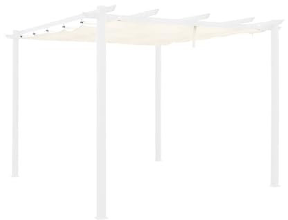 sweeek Copertura del Tetto a pergola Isla 3x3m Ecrù - 243x250x250 cm