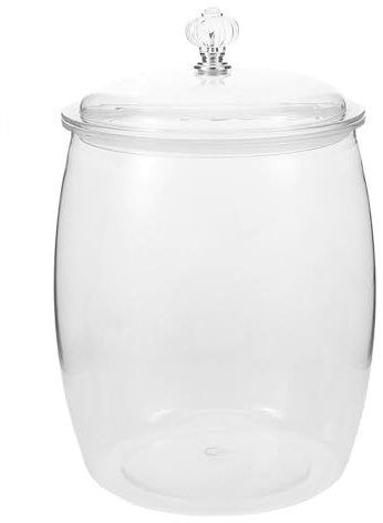 Alipis Pot Hermétique Alimentaire 11.4L En Plastique Transparent Avec Couvercle Étanche Récipient Réutilisable Pour Stockage Cuisine Bonbons Biscuits