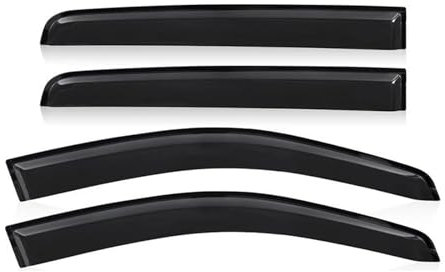 DATOUJLS Auto-Windabweiser für Fenster Für F&ord Für Ranger 2012-2014 T6 Wildtrak Limited XL XLT XLS Doppelkabine Regenschutz Fensterabweiser