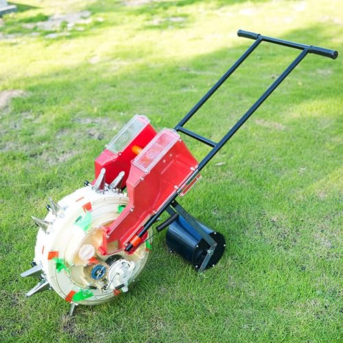 KYZTMHC Handheld Seeding Machine, Seeds Dispenser, Spreaders, Manual Planter, Portable Walk Behind Row Crop Seeder for Home, Burger Shop