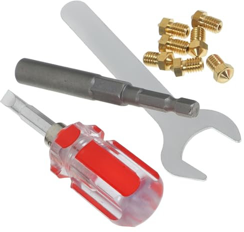 iplusmile Printer Nozzle Kit Tool for Nozzle Removal and Replacement Includes Tweezers and Wrench for Heater Block Maintenance Essential for Printer Repair