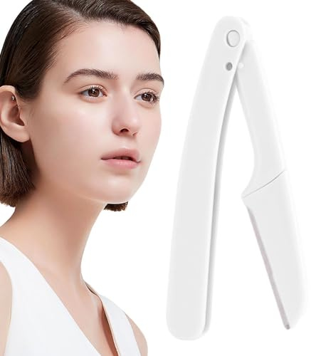 Cuchillo de afeitar plegable para cejas, cortadora de cejas plegable, maquinilla de afeitar para cejas | Maquinilla de afeitar facial femenina profesional, herramientas de belleza portátiles para el