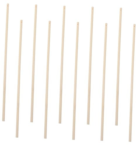 HIAKDOFT 10stücke Laternenstab Holz DIY Laternenmast Für Chinesische Laterne Hängelaterne Bastelarbeiten Heimwerkerprojekte Mit Laternengriff Zum Aufhängen Tragen