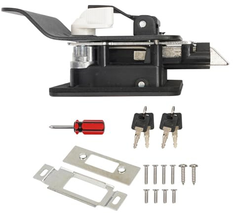 Serratura per porta d'ingresso per rimorchi da viaggio per camper con chiavistelli per rimorchi per cavalli