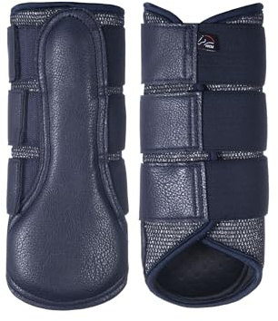 HKM Glitter Mesh Style Gamaschen, Dunkelblau, L