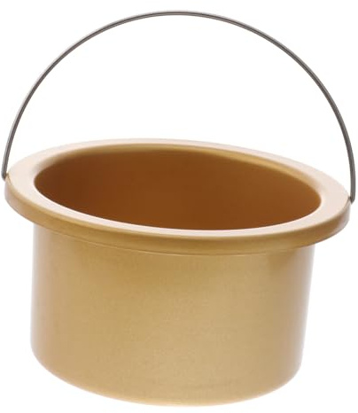FOMIYES Waxing Aluminum Bowl Melting Pot 101mm Nonstick Inner Container Replacement for Hair Removal Wax Warmer Professional Salon Use Random Color