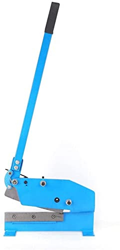 Heavy Duty Manual Metal Shear Cutter - 125mm/200mm Bench Hand Lever Shear for Steel Plate, Flat Sheet, Round Stock Cutting, Precision Shears for Metal Fabrication