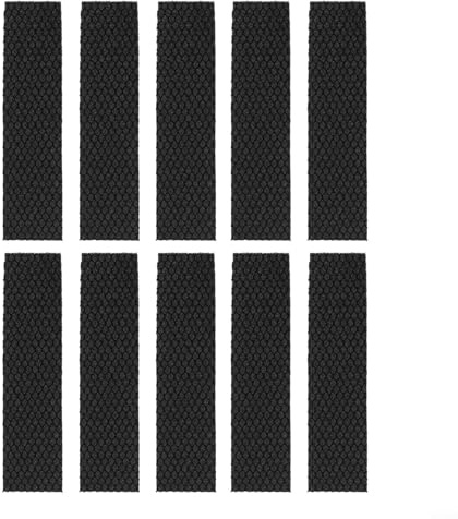 Confezione da 5/10 filtri per aria condizionata in cotone, rete antipolvere a 3 stadi per unità AC Haier, accessori di ricambio in spugna nera da 215 x 50 mm (10 pezzi)