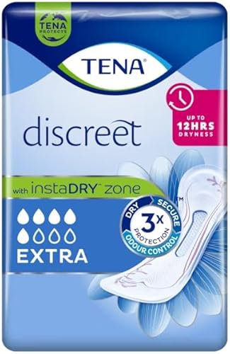 TENA Lady Extra - Inkontinenz Klebeeinlage (1 Karton = 6x20 = 120 Stück)