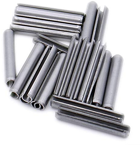 Lot de 20 goupilles à ressort fendues D4.5 (4,5 mm x 28 mm) en acier inoxydable (A1)