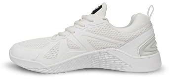 Gorilla Wear Bodybuilding Fitness Schuhe Gym Hybrids - weiß/weiß - Trainingsschuhe Sportschuhe Sport Alltag Multifunktionell Bequem Training mit Logo maximale Bewegungsfreiheit, 43