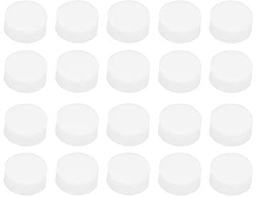 Alnicov Weiße Perlmutt-Punkte, 6 mm, Griffbrett-Einlage für Gitarren-Griffbrett (20 Stück)