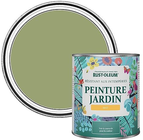 Rust-Oleum Holzfarbe Für Aussen, Wetterschutz, Matt, 750 ml, Laubgrün