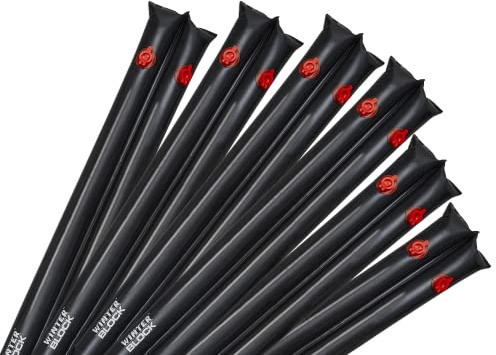 Winter Block Premium Wasserschläuche für Winterpoolabdeckung, Doppelkammerrohre für Innenpool, robuste Wassersackgewichte für Winterpoolabdeckung, 2,4 m (6 Stück)