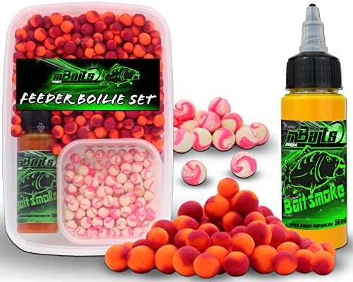 Angel-Berger Magic Baits Feeder Boilie Set Method Feeder Boilie Mini Pop Ups Baitsmoke