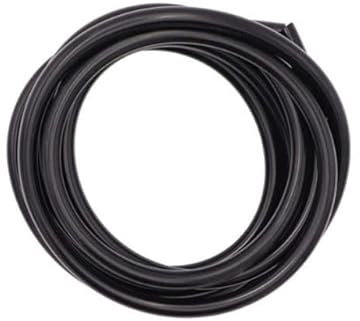 1/5/10M Rohr Kraftstoff Benzinmotor Benzin Kraftstoffschlauch für Trimmer Kettensäge Gebläse Werkzeug Ölrohr Luftfahrtmodell ID2-7mm OD3,5-10mm-Schwarz, 5 Meter, ID2,5 x OD5mm