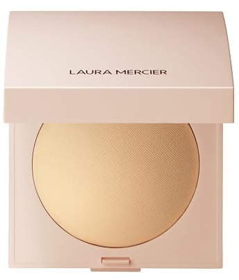 Real Flawless Luminous Perfecting Pressed Powder – Translucent Honey by Laura Mercier for Women – 0,23 oz Powder