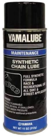 Yamaha Original OEM Yamalube Acc-SYNCH-AI-NL Spray Synthetic Chain Lube Yamalube OEM - (1) 11 Ounce Can