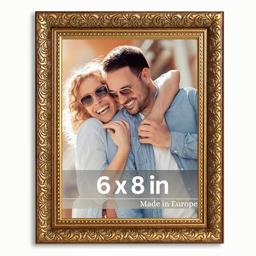 VictoR Picture Frame Rubens 6x8 in Brown Gold – Vintage Baroque Style