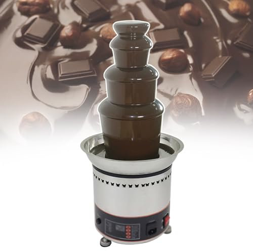 MáQuina De FusióN En Cascada Profesional De Fuente De Chocolate Comercial, Con Control Digital, Acero Inoxidable 304, Para Bodas, Fiestas, Eventos, Restaurantes