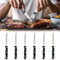 Set de Couteaux à Steak,6pcs Couteaux Steak Inox,Couteaux à Steak de Cuisine avec Lame Dentelée,Couteau Viande Couteaux de Table en Acier Inoxydable,Couteaux de Table,Steak Knives Set for Home