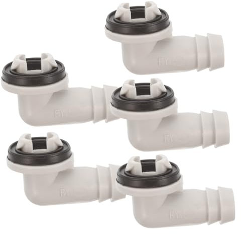 Alipis Drain Connector Set Drain Hose Fitting for Window Air Conditioning Unit 15mm Hose Adapter Anti-deformation Abs Material