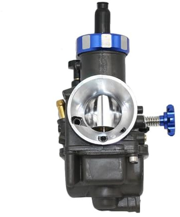 RVIFY Filtro de Gasolina Carburador de Carreras PE28 de 28 mm, Apto para Keihin, ATV, Quad, Motocross, Scooter, 100-150 CC.(PE28 Blue)