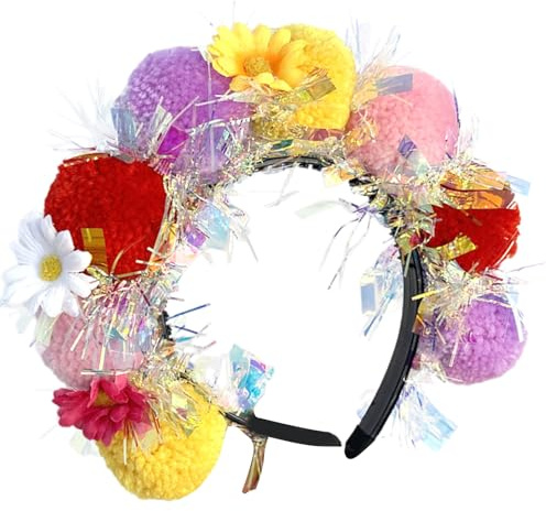 Lametta-Haarbänder, Cosplay, handgefertigt, Haar-Accessoires für Damen, Maskerade, Kopfschmuck, Karneval, Kunstdekorationen