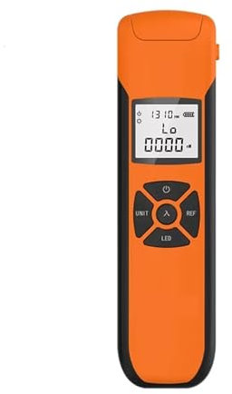 DIKAMAN Tester per cavi in ​​fibra ottica, G10 Misuratore Di Potenza In Fibra Ottica Tester Ottico Strumento Cavo Di Rete Test OPM Illuminazione A LED VFL USB Elevata stabilità(-50 to 26dBm)