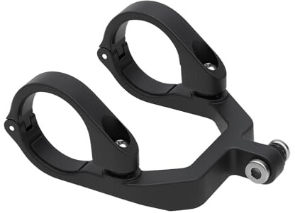 Generisch Zweiarmige Fahrradlampen-Halterung für Lenker Ø 31,8 mm – Frontscheinwerfer-Halterung zentral vor dem Vorbau – für MTB, E-Bike, Trekking & Rennrad