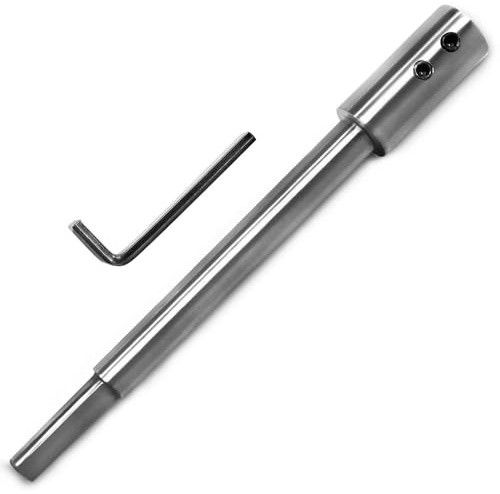 Shallho 173 mm Extra Long Extension for Forstner Drill Bits with 9 mm Shank, Extension Shaft For Extra Deep Hole Milling and Breakthroughs