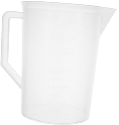 ZUNOXAZ Multipurpose Large Capacity Liquid Measuring Cup with Scald Handle Break Resistant Fuel Oil Accessory for Engine Oil and Powder Measurement Graduated Scale for Accurate Pouring and