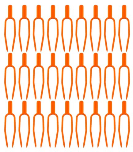 Housoutil 150 Stück Pflanzenclips aus Kunststoff Rankgabeln für Weinreben Wiederverwendbare Rankenhalter für Gartenpflanzen Erdbeer und Wassermelonenranken Befestigung