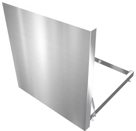 Hochversiegelte Kellerfenster-Schachtabdeckungen, Edelstahl-Dachdeckluke, Dachausstiegsfenster, Dachlukenabdeckung, Dachzugangsdeckel für Brunnenköpfe, Keller, Schacht, Inspektionsöffnung (L