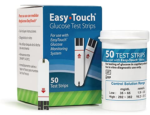 Easy-Touch Glucose Test Strips 50 Count (2pack)